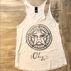 Obey racerback tank